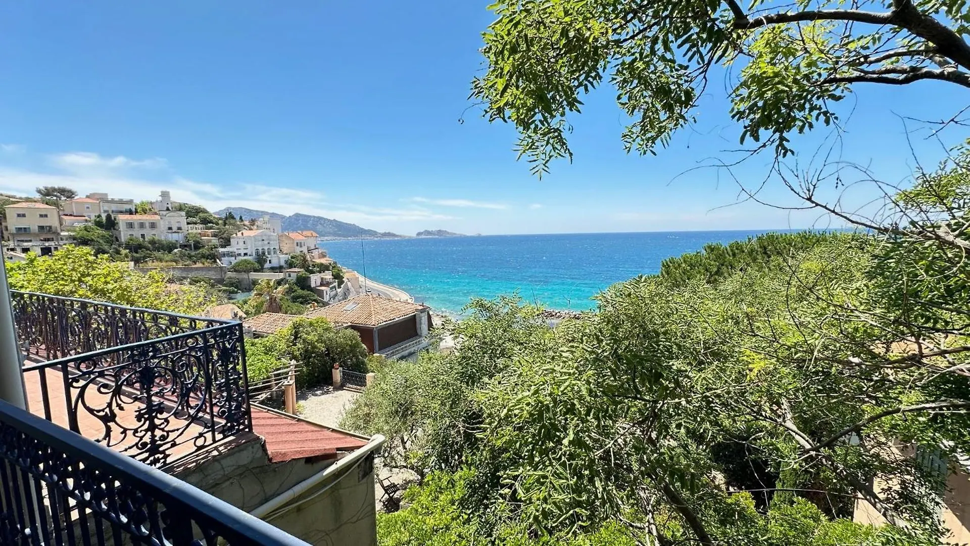 Villa Valentine, Vue Panoramique Sur La Mer Et Les Iles, Corniche Kennedy, Marseille 0*,  Franciaország